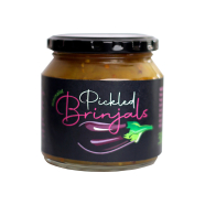Minimalist Pickled Brinjals...