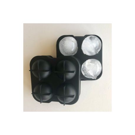 Gin box - 4 ball silicone ice cube tray