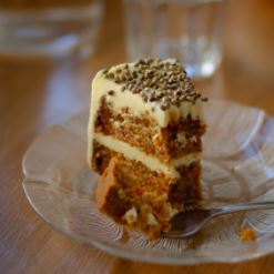 GIN-SOAKED CARROT CAKE