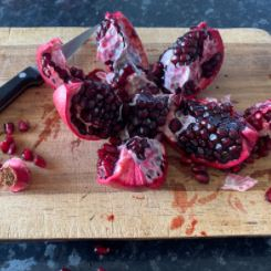 HOW TO OPEN A POMEGRANATE QUICKLY